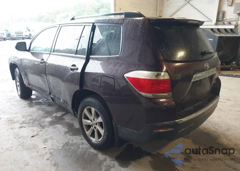 2012 Toyota Highlander Se V6 из США, поврежденный, VIN 5TDBK3EHXCS156633